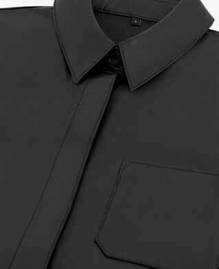 The Kooples FEMME BLACK chemise en cuir noire