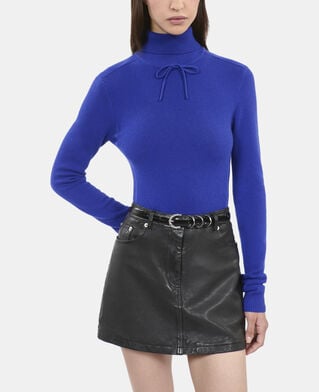 The Kooples WOMEN BLUE ELECTRIC electric blue cashmere sweater