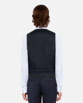 The Kooples HOMME DARK NAVY gilet de costume en laine marine
