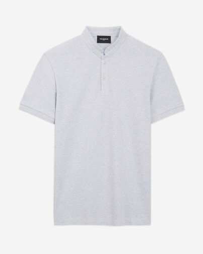 , LIGHT GREY MELANGE / BLUE, hi-res image number null