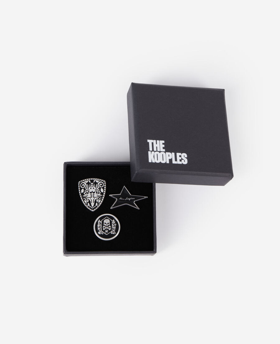 The Kooples MIXTE ANTIC SILVER set de pins