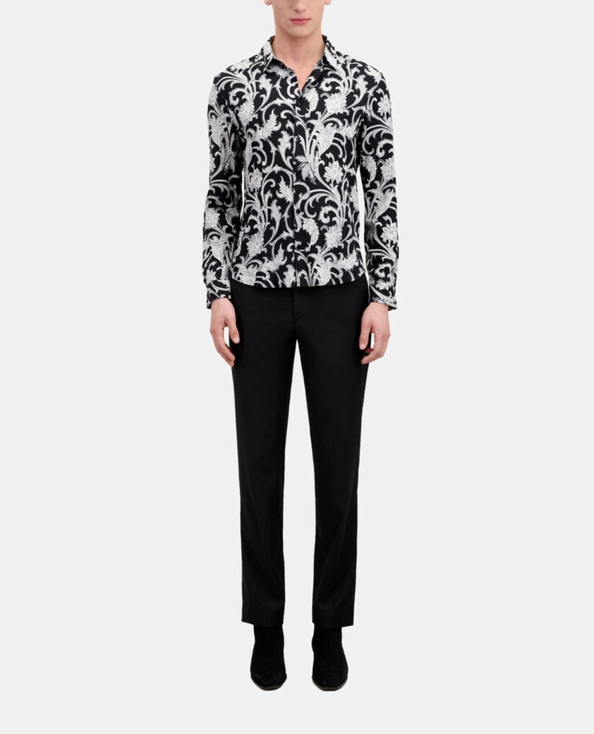 The Kooples H BLACK WHITE printed shirt