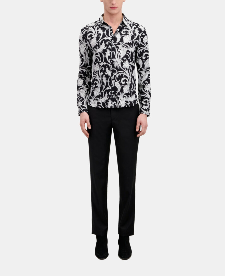 The Kooples H BLACK WHITE printed shirt