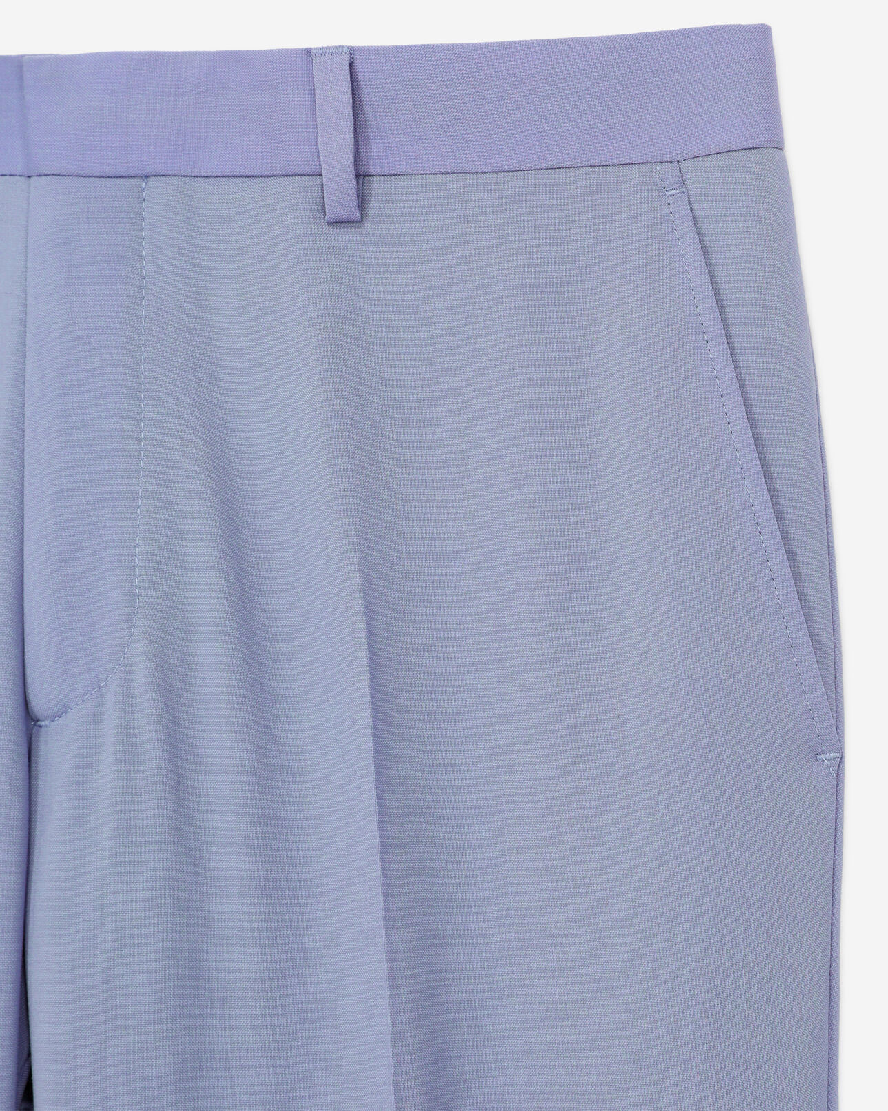 The Kooples MEN LIGHT BLUE blue end-on-end wool suit pants