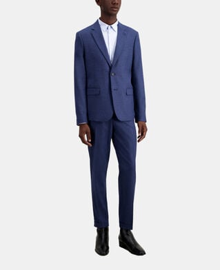 The Kooples HOMME BLUE veste bleue en flanelle