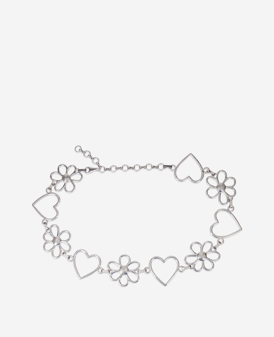 The Kooples WOMEN SILVER silver chain belt