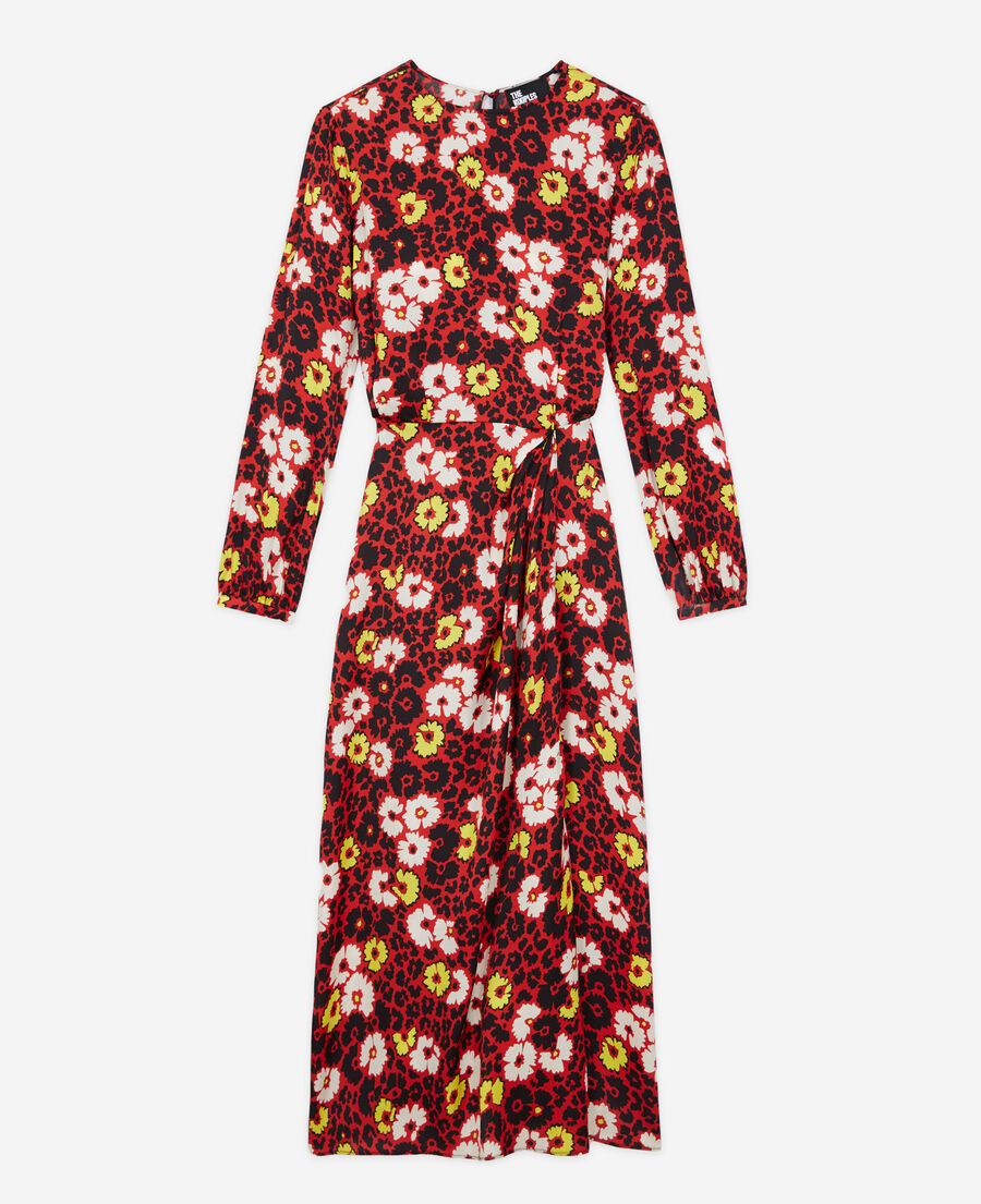 floral print long dress