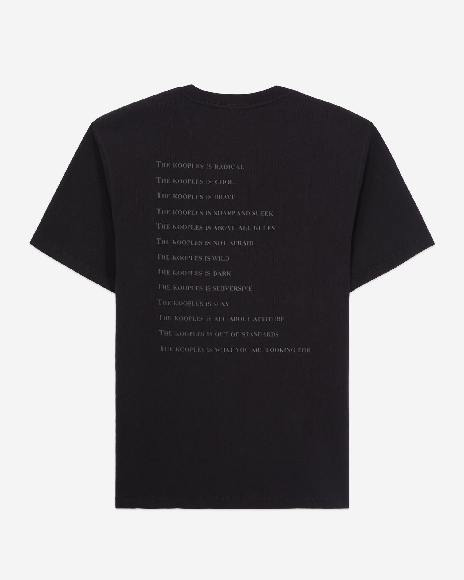 Men's black what is t-shirt, BLACK, hi-res image number null