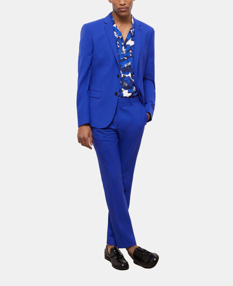 blue suit pants
