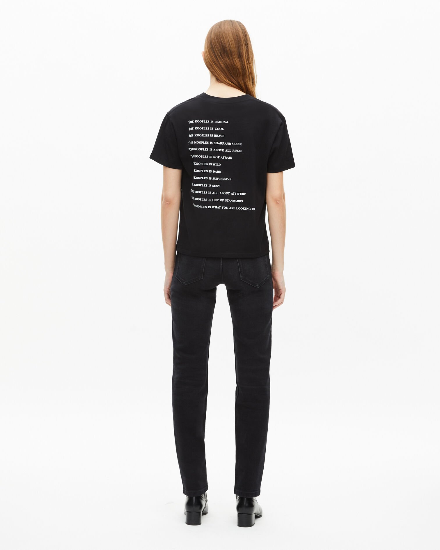 T-shirt What is noir, BLACK, hi-res image number null
