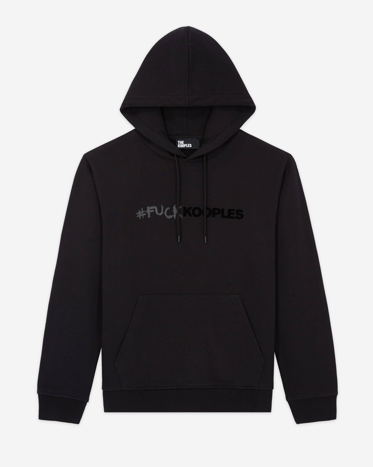 Black logo hoodie, BLACK, hi-res image number null