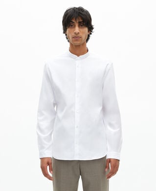 The Kooples MEN WHITE formal shirt with white collar