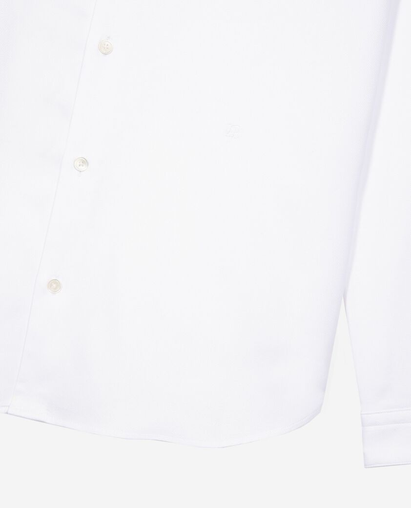 The Kooples HOMME WHITE chemise formelle col officier blanche