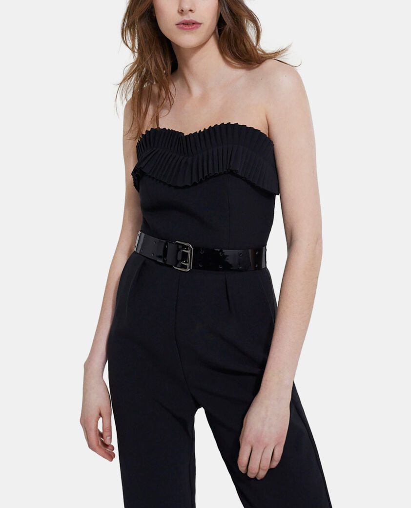 The Kooples DAMEN BLACK schwarzer overall