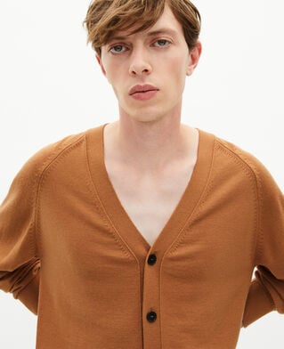The Kooples H CAMEL camel wool cardigan