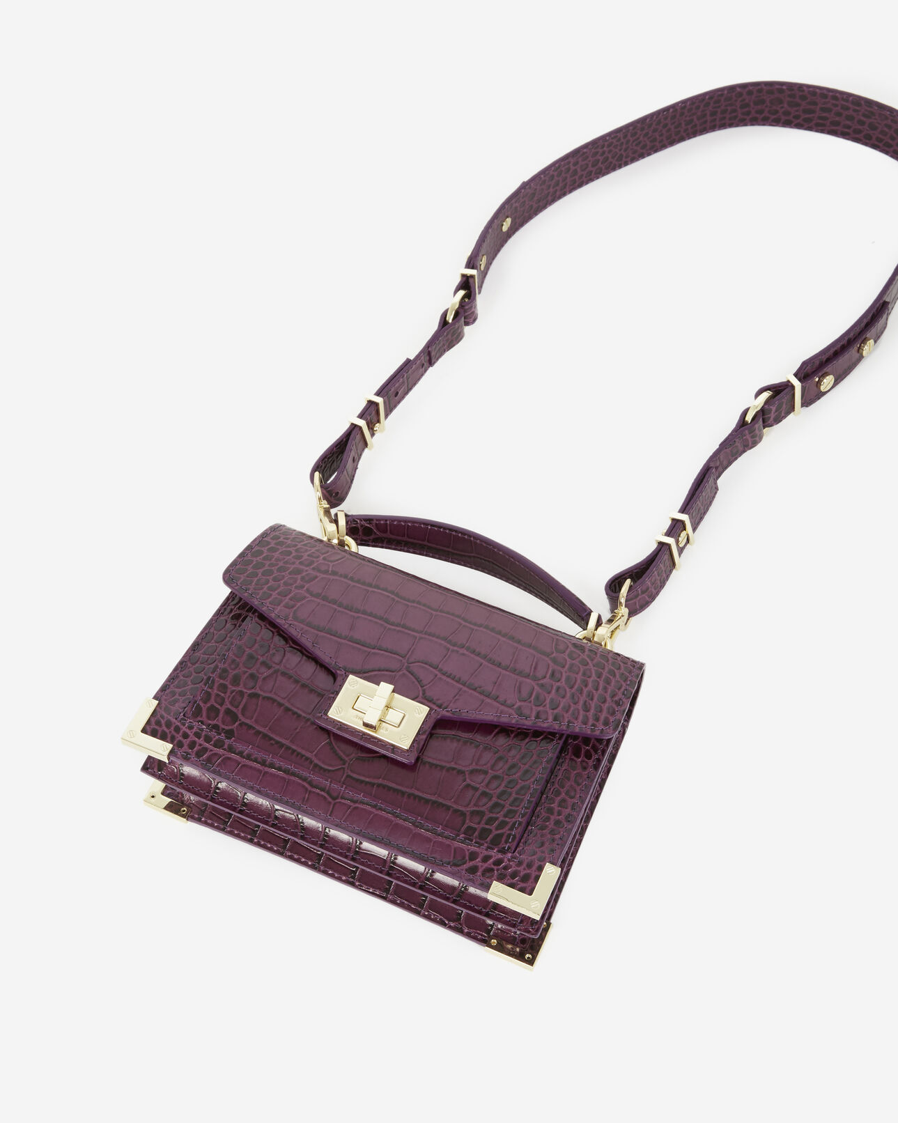 The Kooples FEMME PURPLE sac emily mini