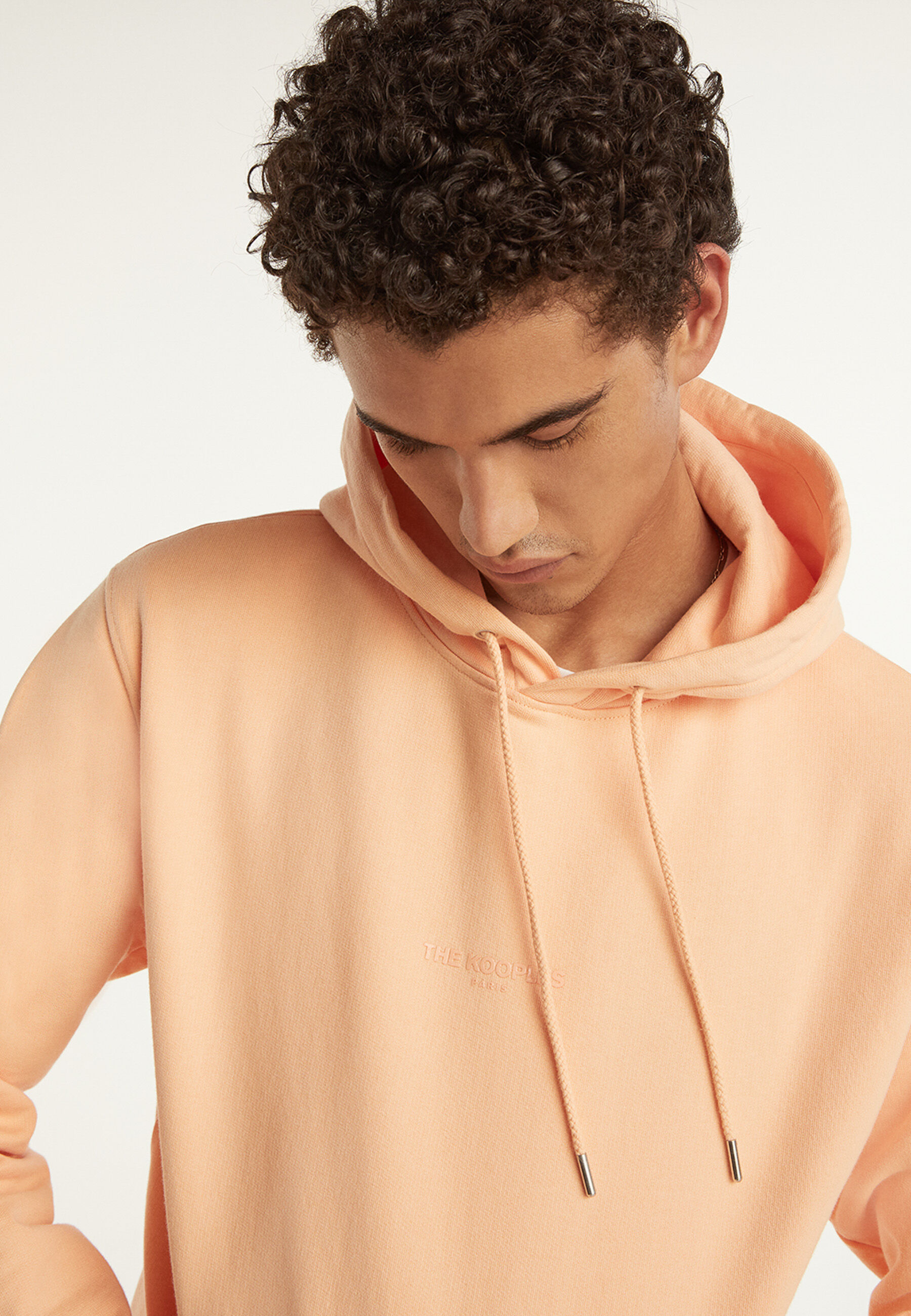 Peach hoodie mens outlet