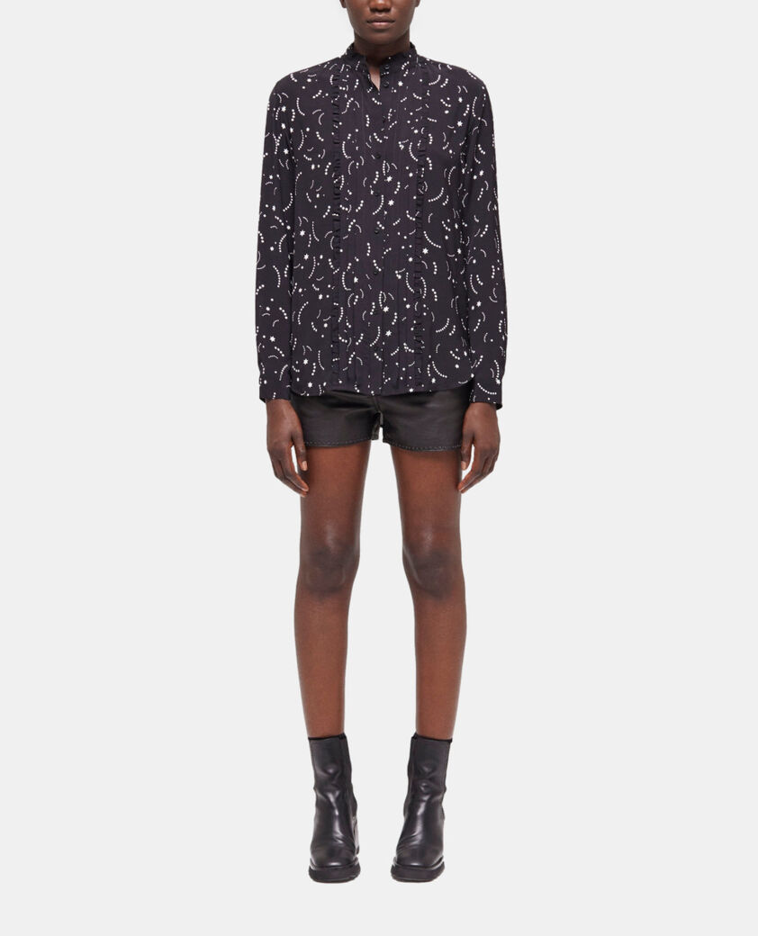 The Kooples FEMME BLACK WHITE chemise imprimée