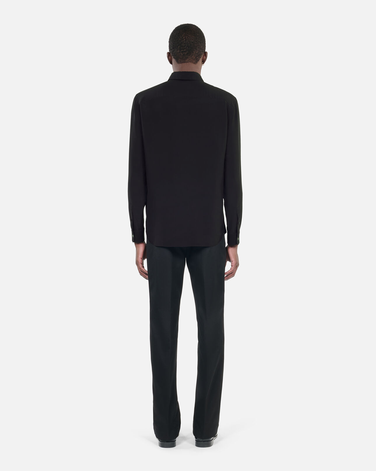 The Kooples H BLACK black silk shirt
