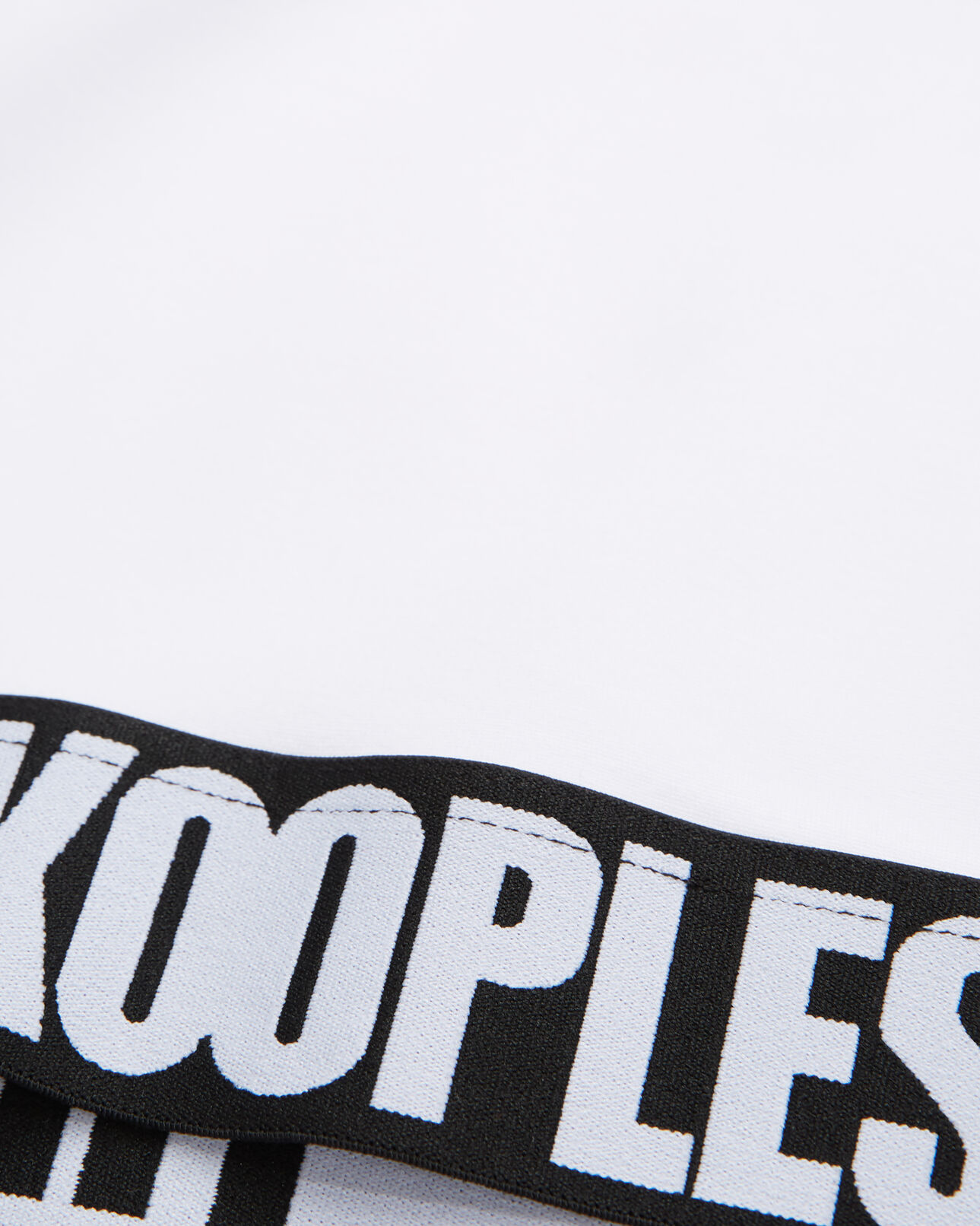The Kooples DAMEN WHITE weißes kurzes t-shirt damen mit logo