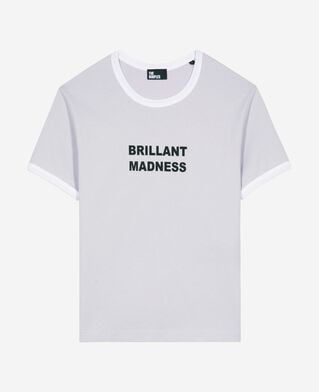 The Kooples DAMEN LIGHT PURPLE t-shirt mit siebdruck in lila