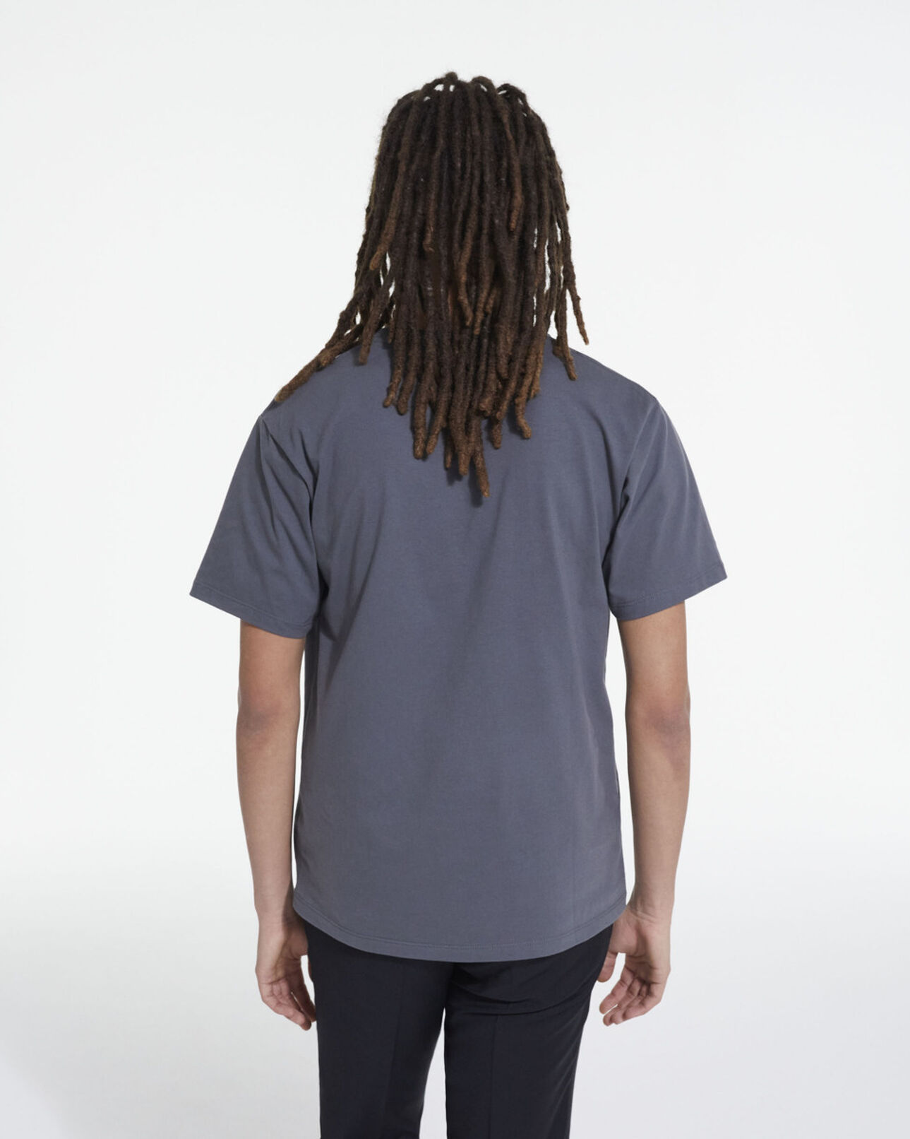 The Kooples MEN ANTHRACITE gray t-shirt