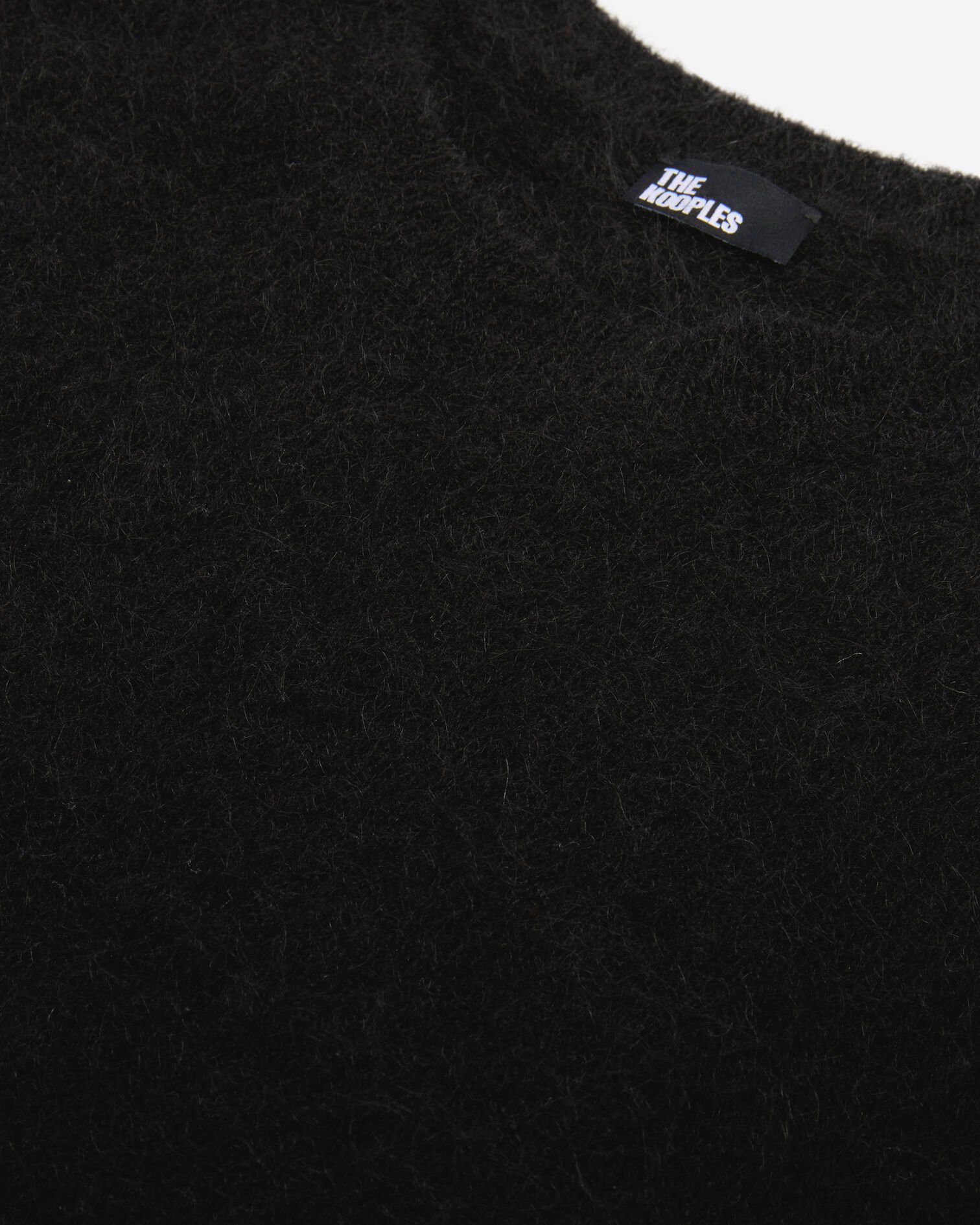 Pull en laine et mohair noir, BLACK STONE, hi-res image number null