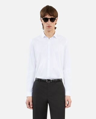 The Kooples HOMME WHITE chemise formelle en popeline blanche