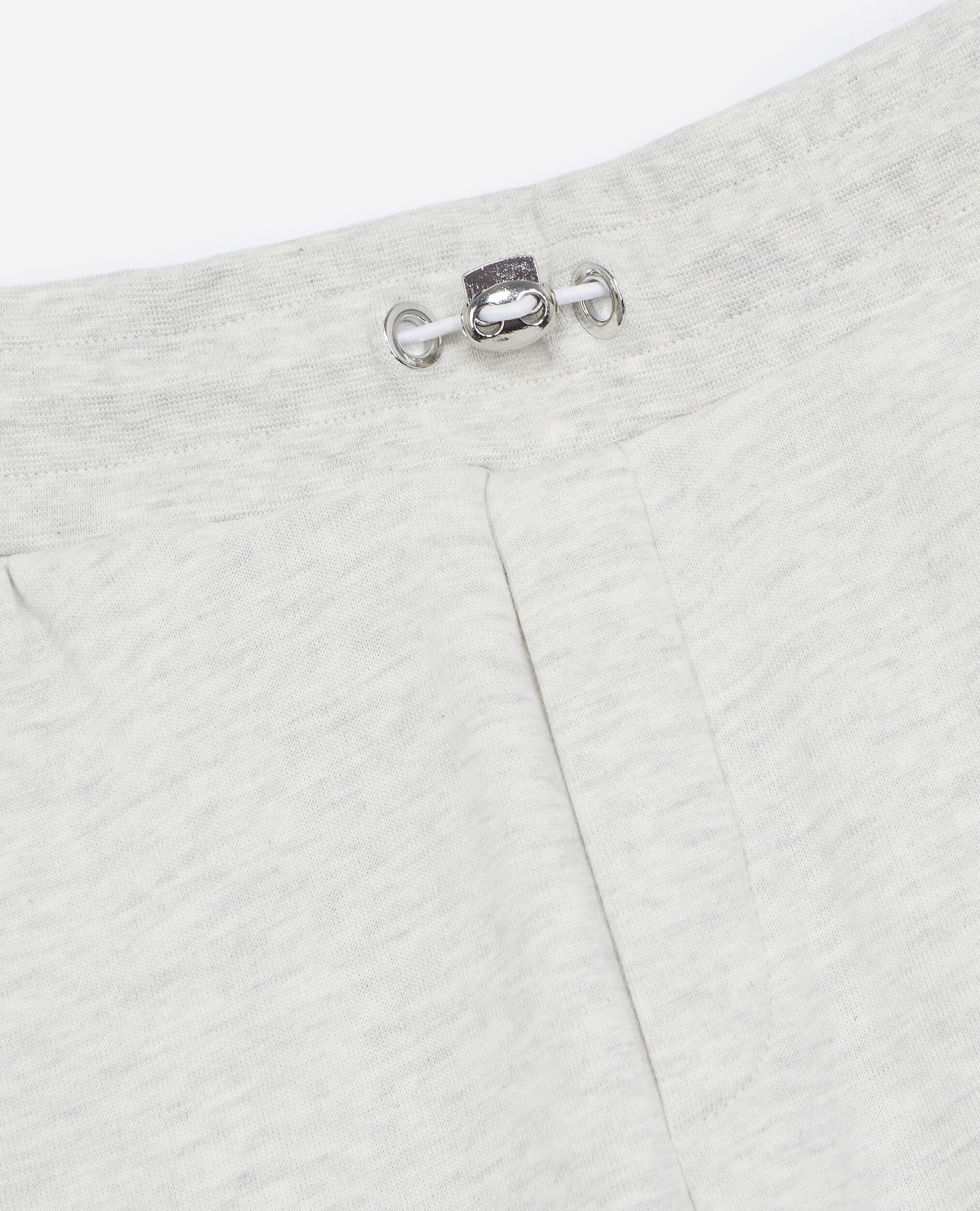Gray joggers with rubber logo, GREY CHINE, hi-res image number null