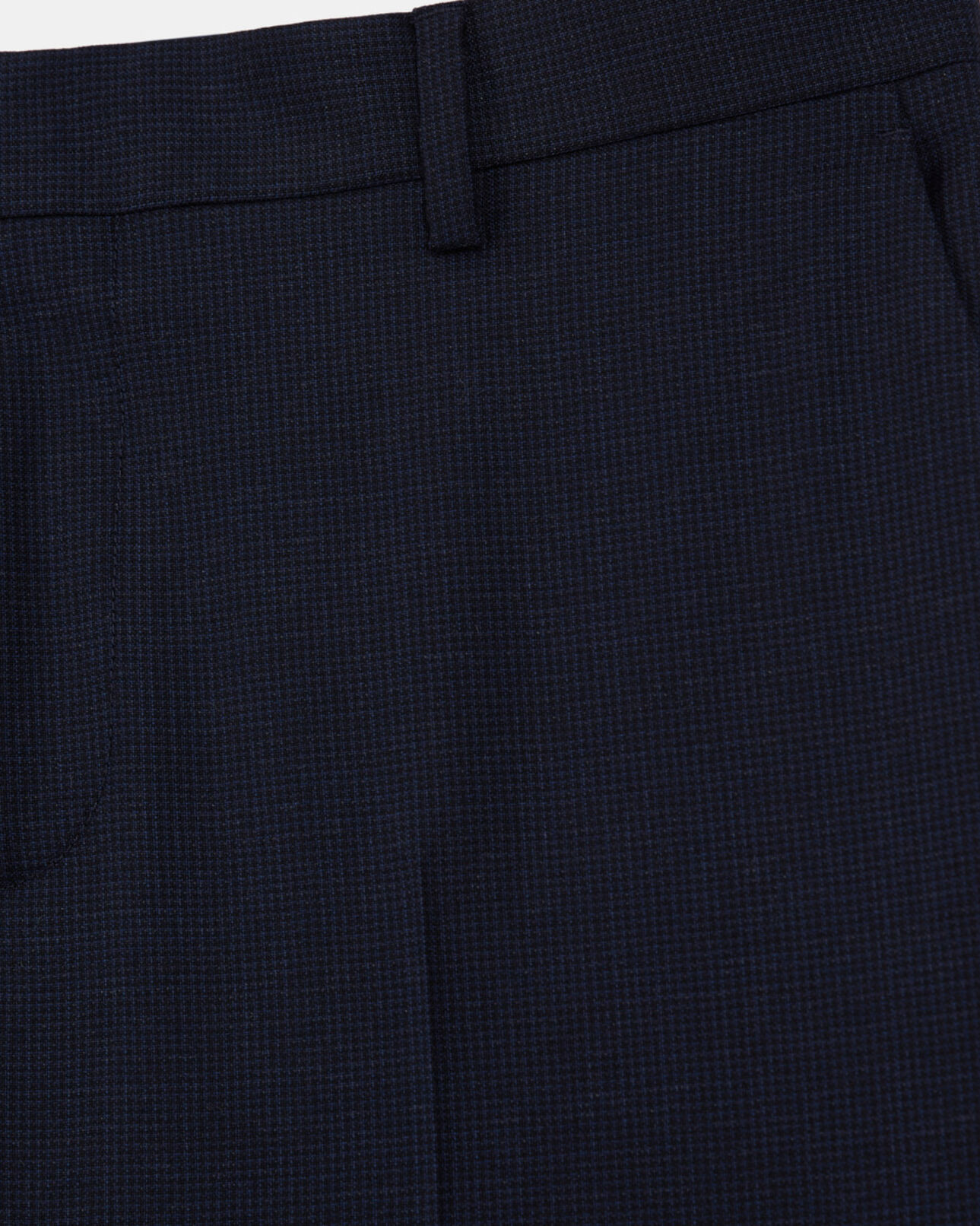The Kooples MEN NAVY navy blue wool suit pants