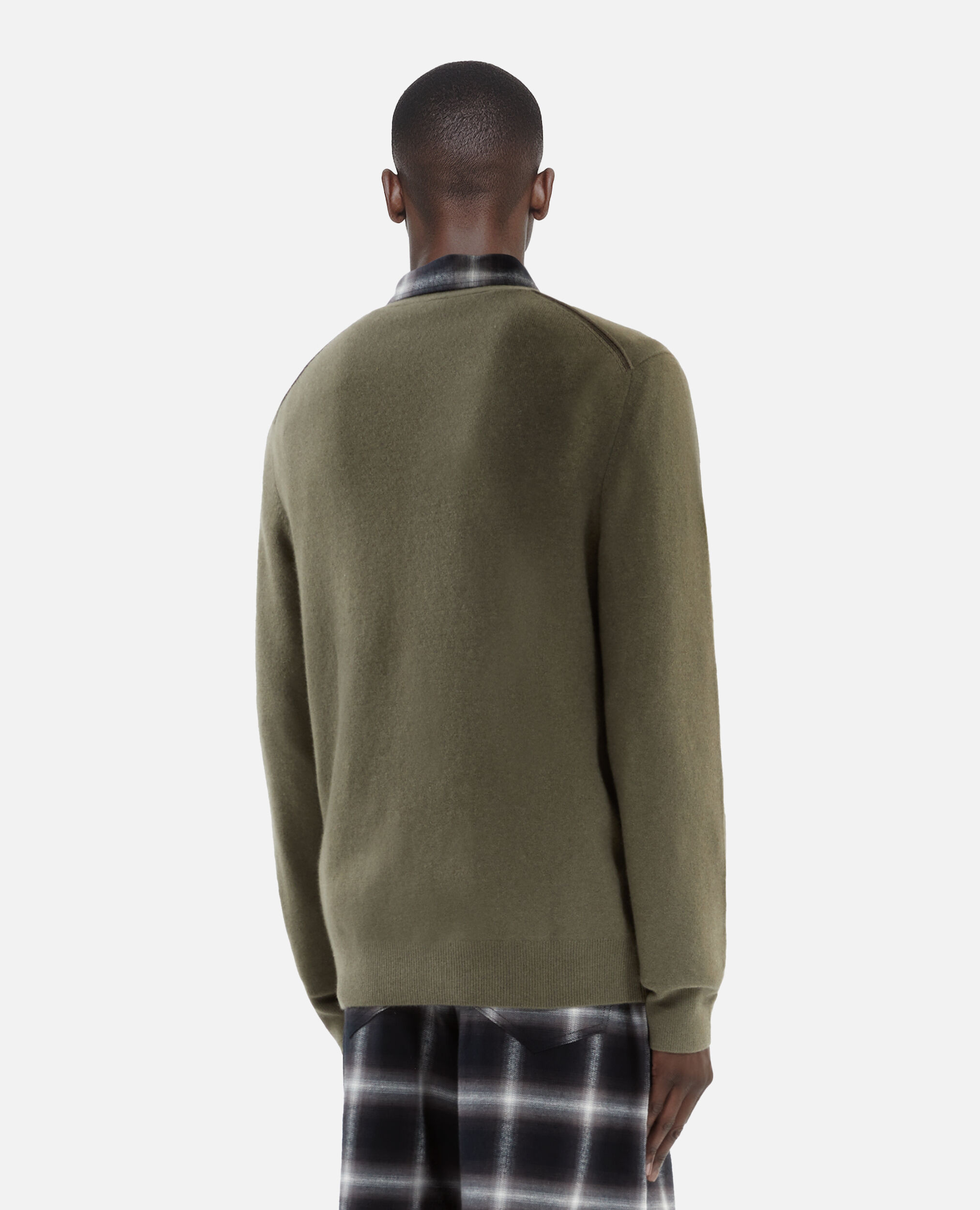 Cardigan en cachemire kaki, OLIVE KAKI, hi-res image number null