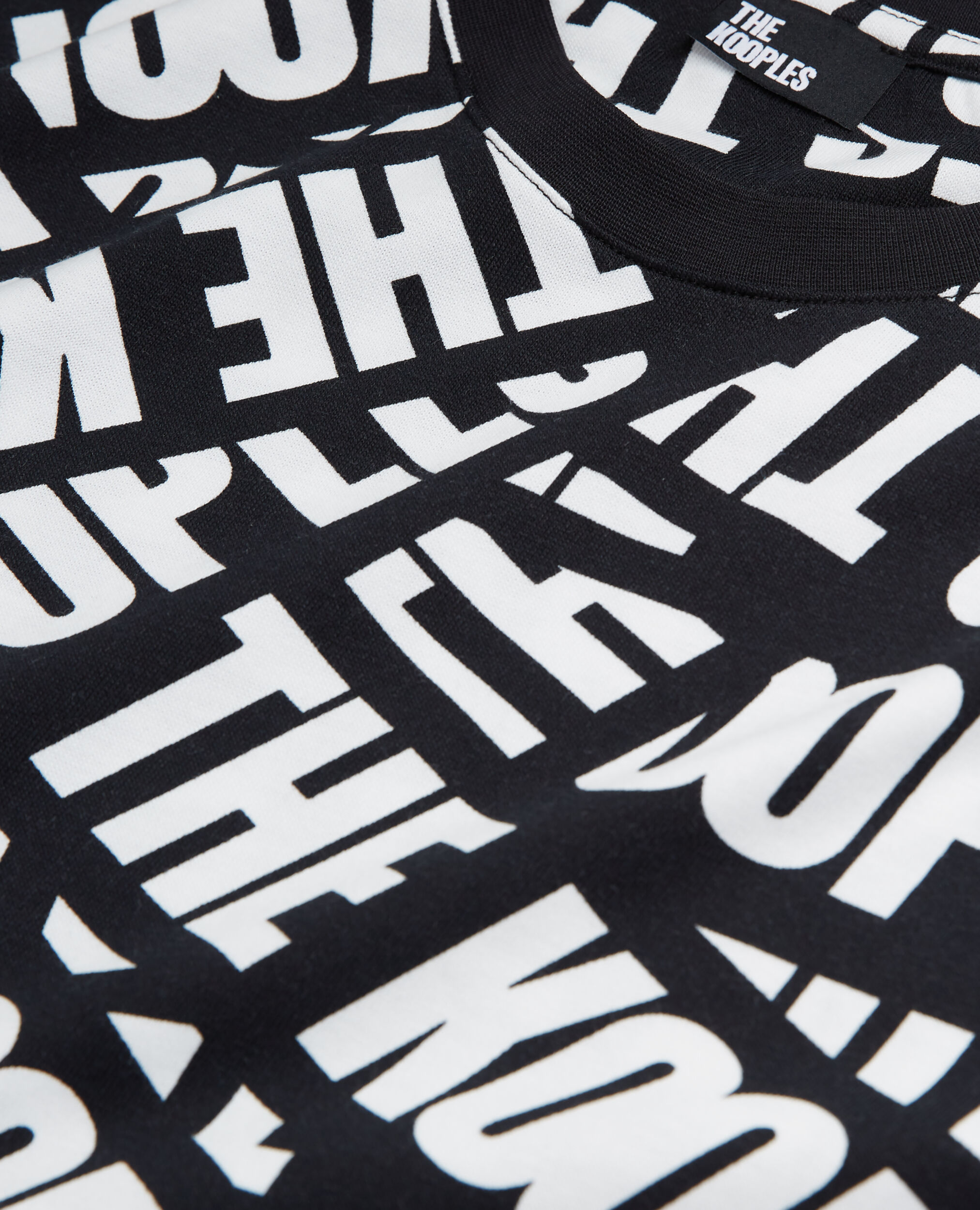 T-shirt with Tape logo, BLACK / WHITE, hi-res image number null
