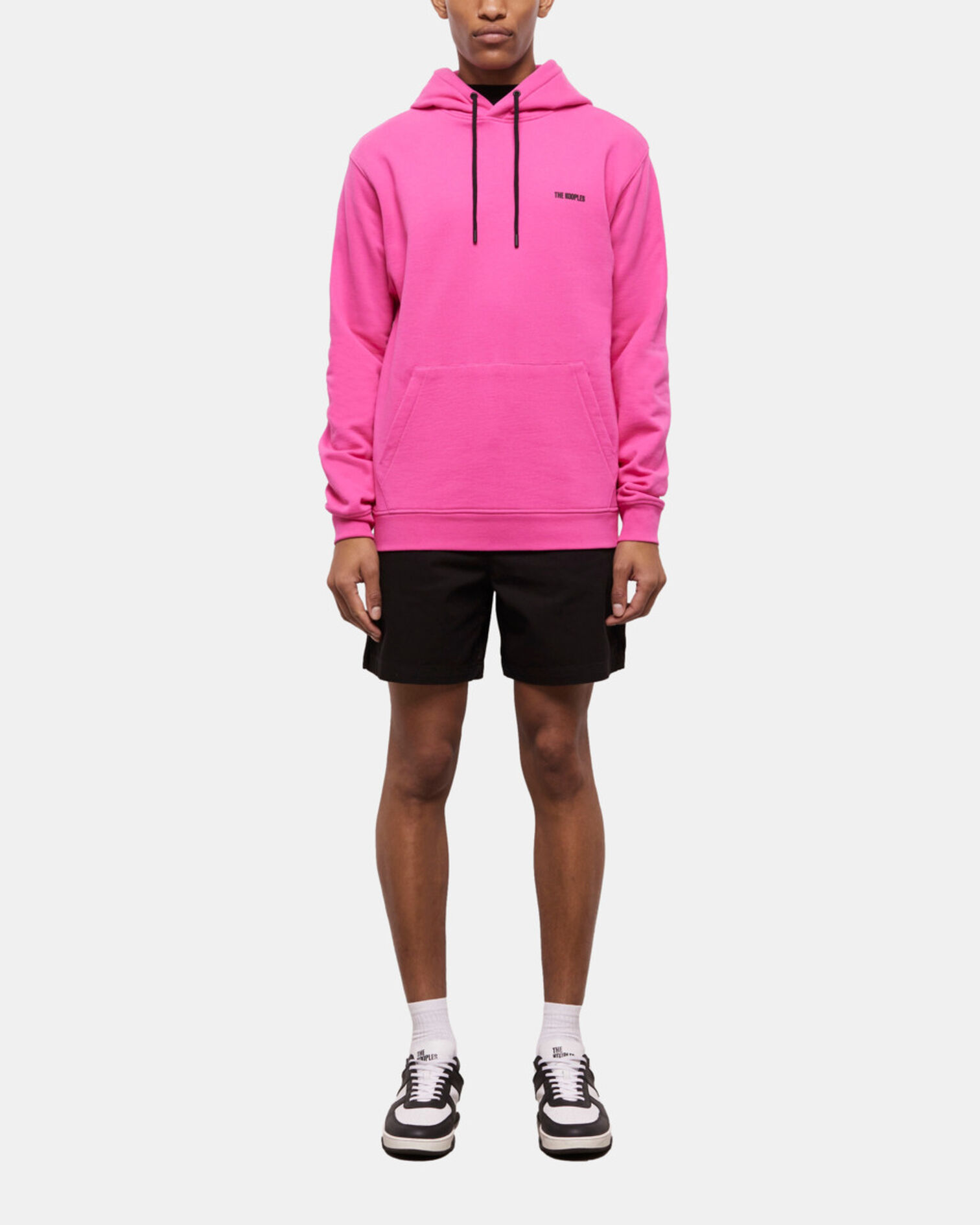 Pink hooded sweatshirt with logo, PINK, hi-res image number null