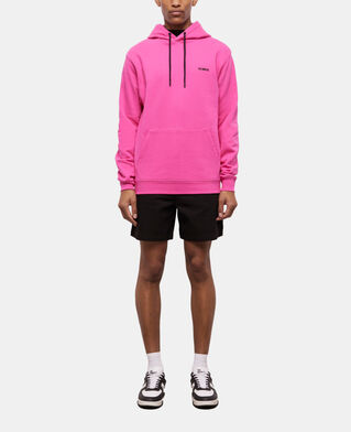 The Kooples HERREN PINK rosa kapuzensweatshirt mit logo