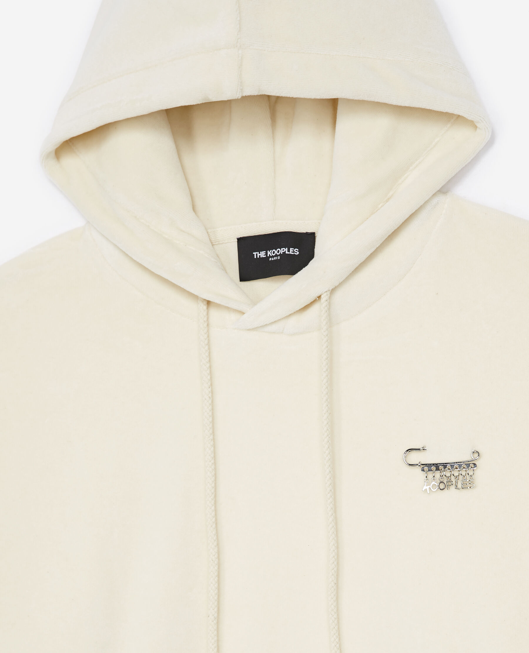 Eyelet hooded on sale sweatshirt