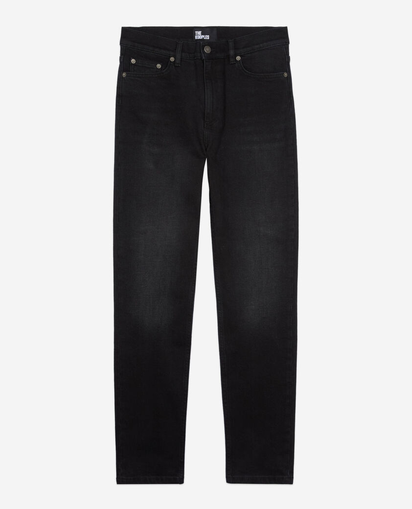 The Kooples WOMEN BLACK WASHED black slim jeans