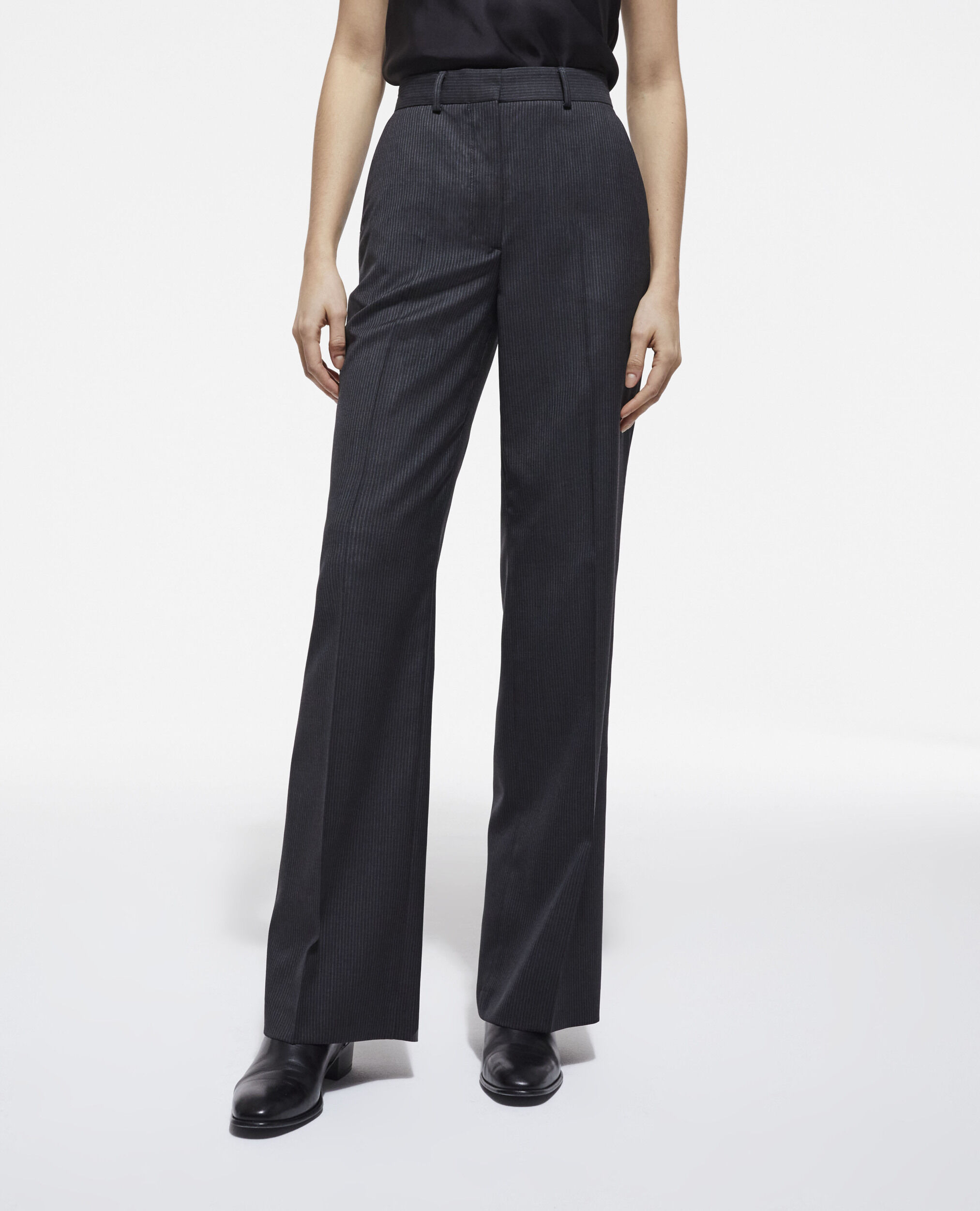 人気ブランドバ40代 Striped pants suit wool パンツ