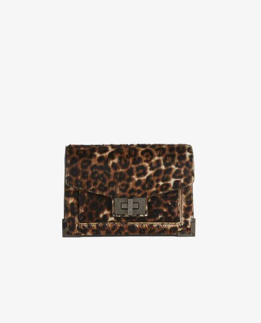 The Kooples WOMEN LEOPARD emily belt in leopard print leather