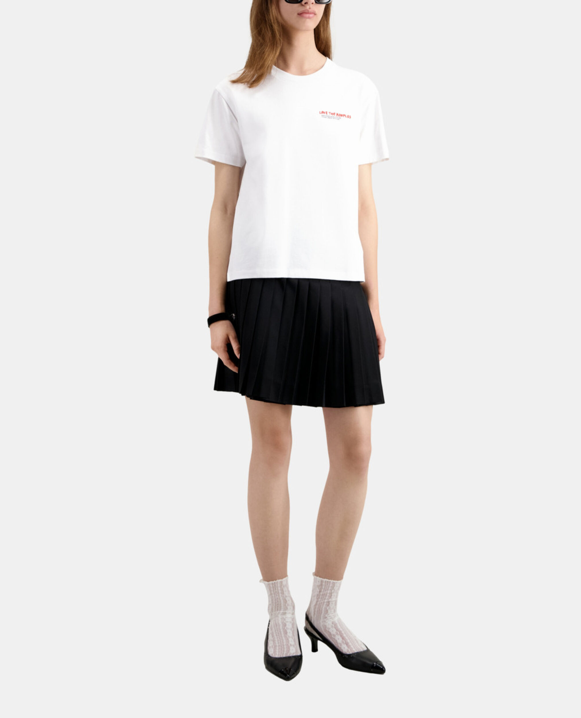 Camiseta I Love The Kooples blanca para mujer, WHITE, hi-res image number null