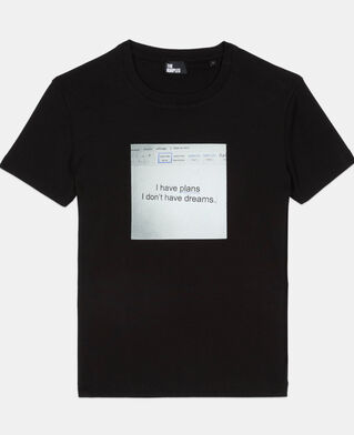 The Kooples F BLACK black t-shirt with serigraphy