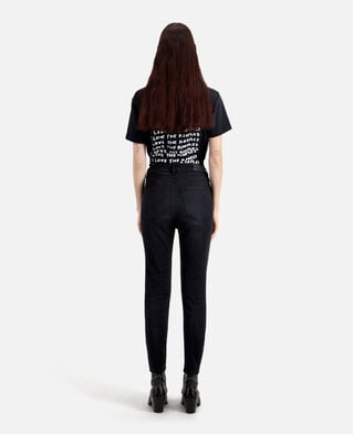 The Kooples FEMME BLACK jean slim noir