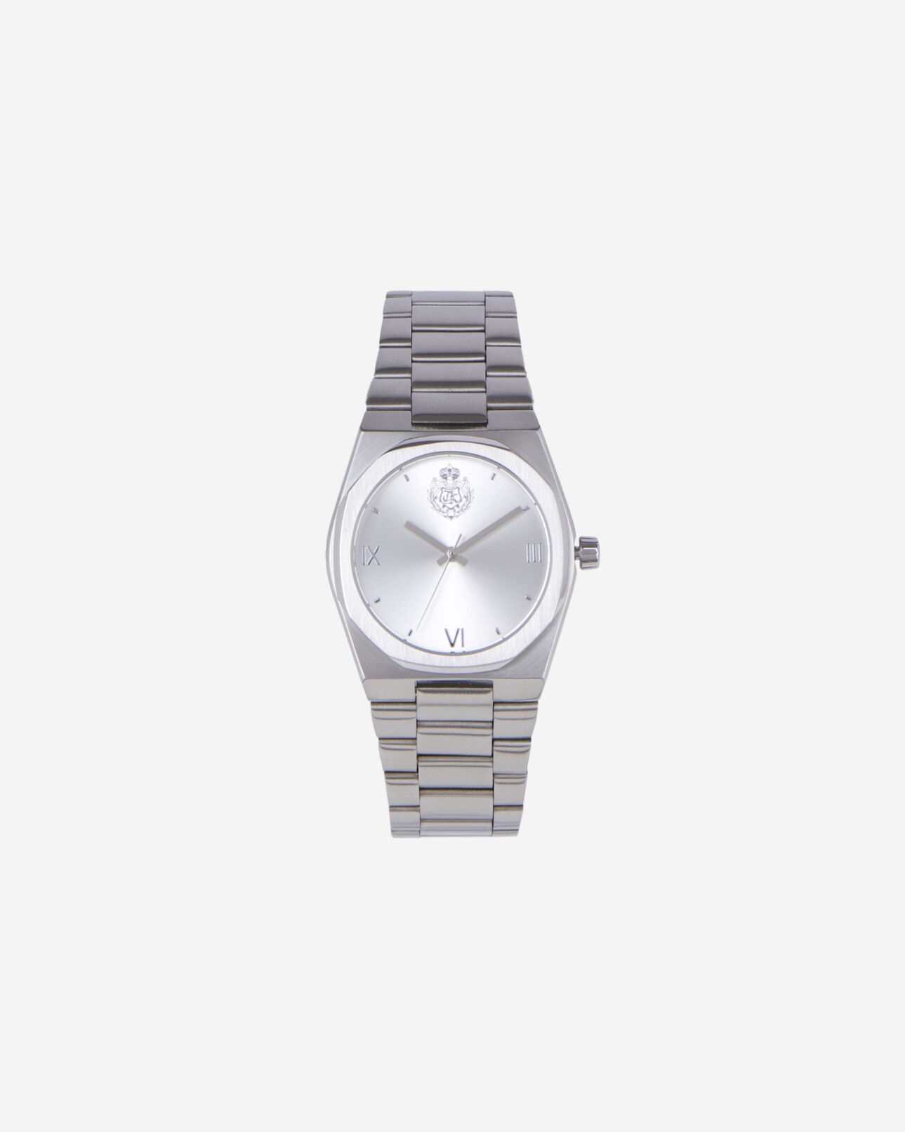The Kooples UNISEX SILVER silberne wappenuhr