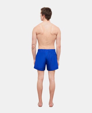 The Kooples MEN BLUE blue swim shorts with logo