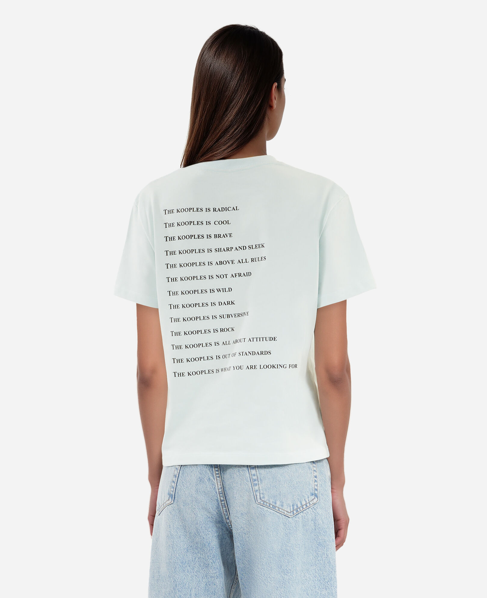 The Kooples WOMEN BABY BLUE light blue what is t-shirt