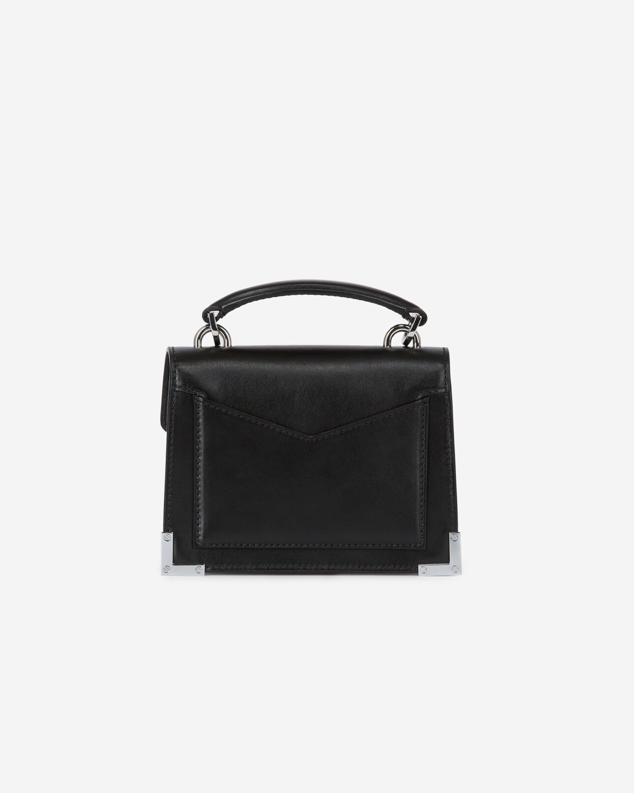 The Kooples MUJER BLACK STONE bolso emily nano piel negro