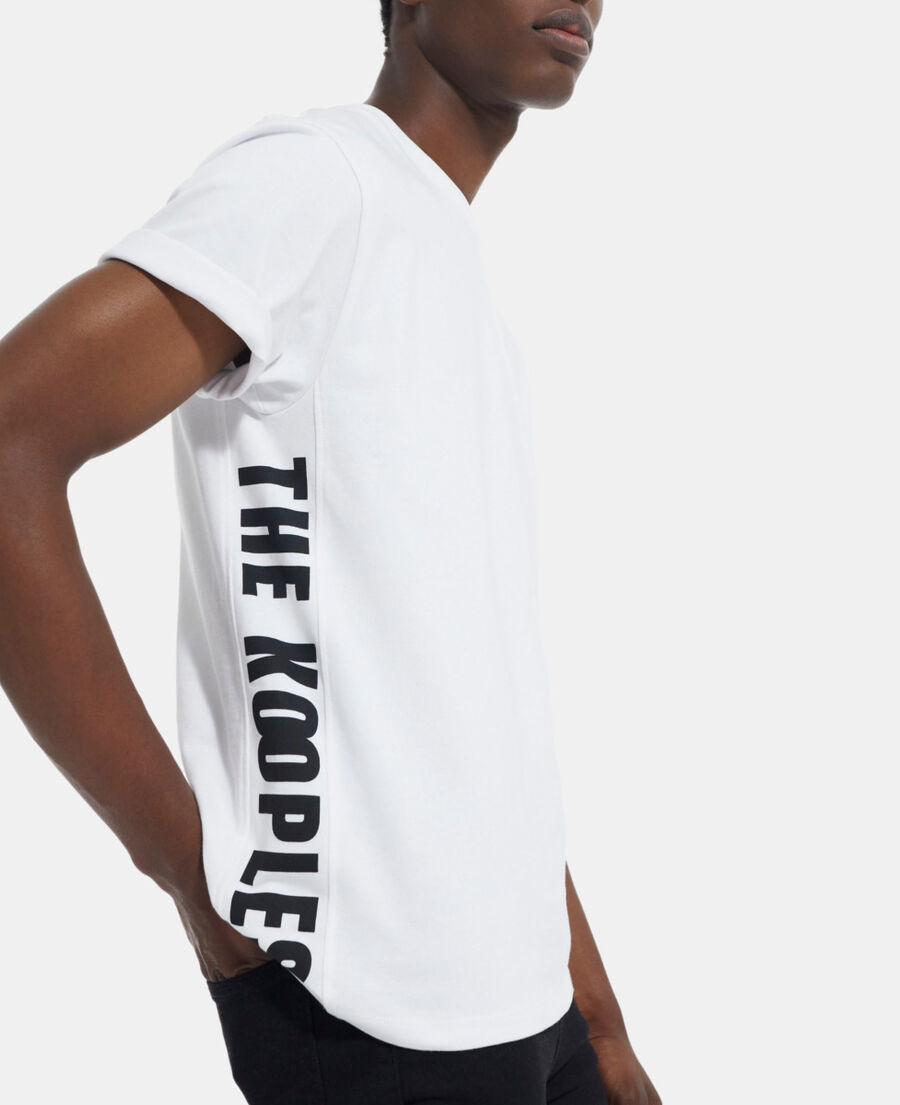 white t-shirt with the kooples logo
