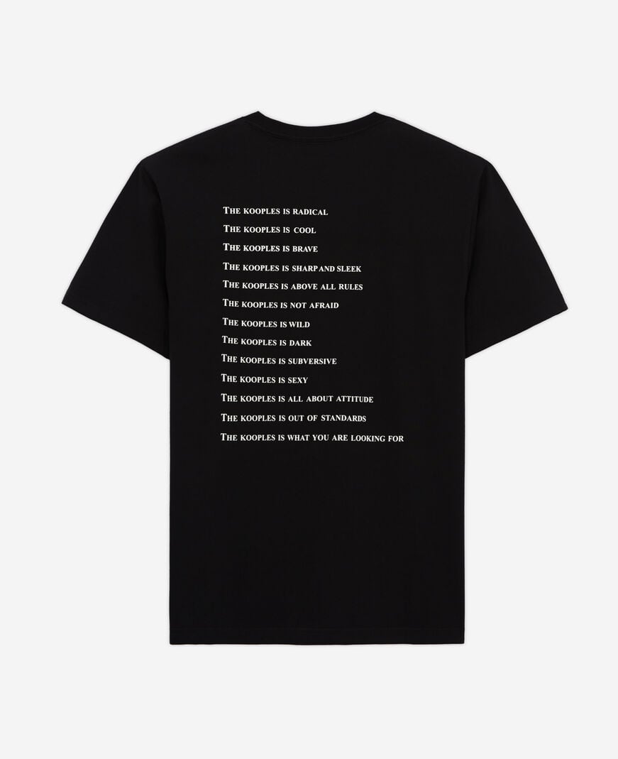 The Kooples HOMME BLACK t-shirt what is noir