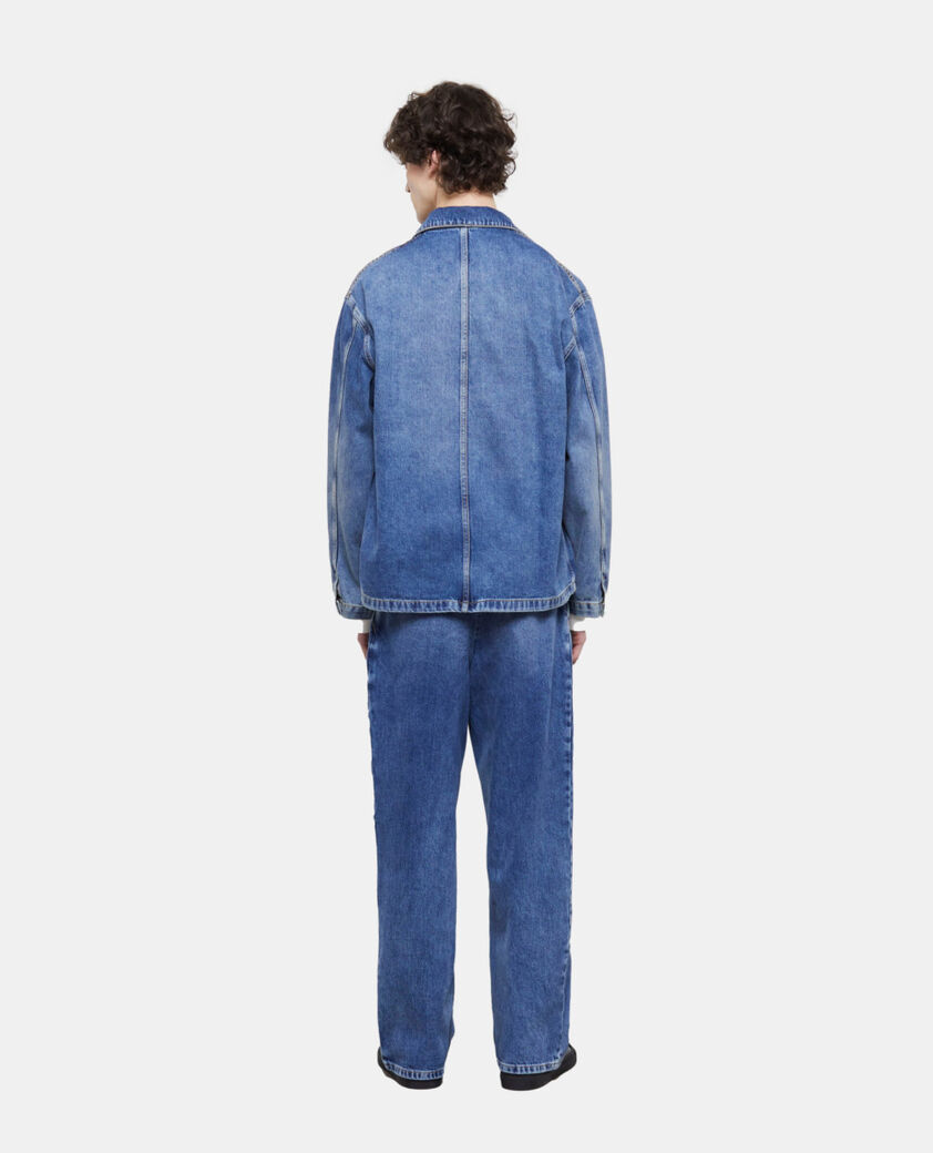 The Kooples HOMME BLUE DENIM surchemise en denim bleue