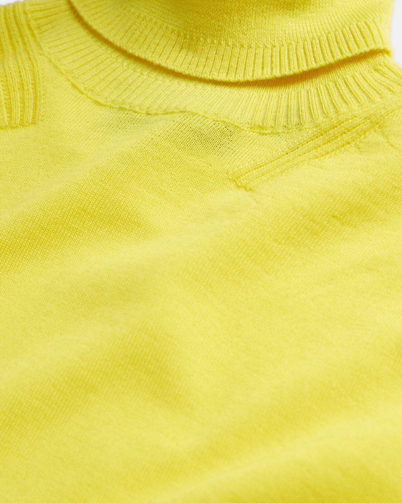 The Kooples FEMME YELLOW pull en laine jaune