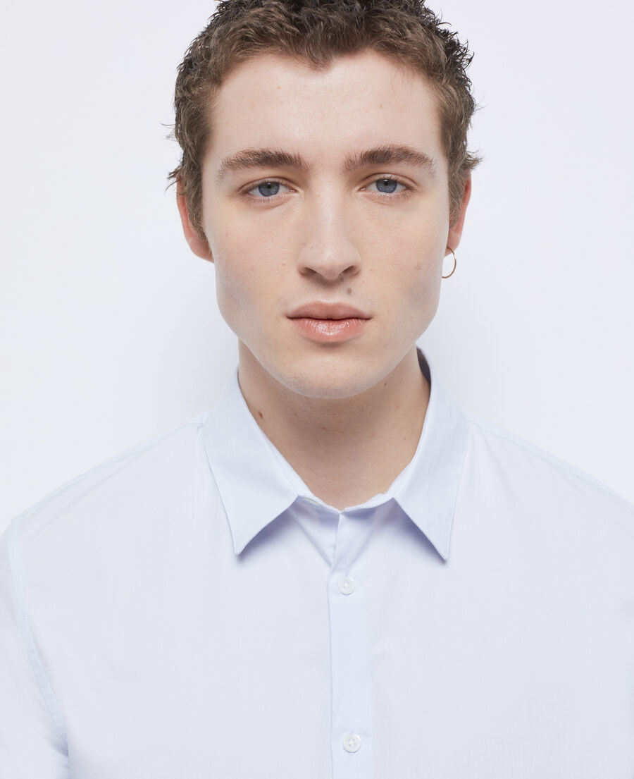 formal blue shirt